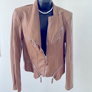 Blank NYC Moto Jacket Carmel Color
